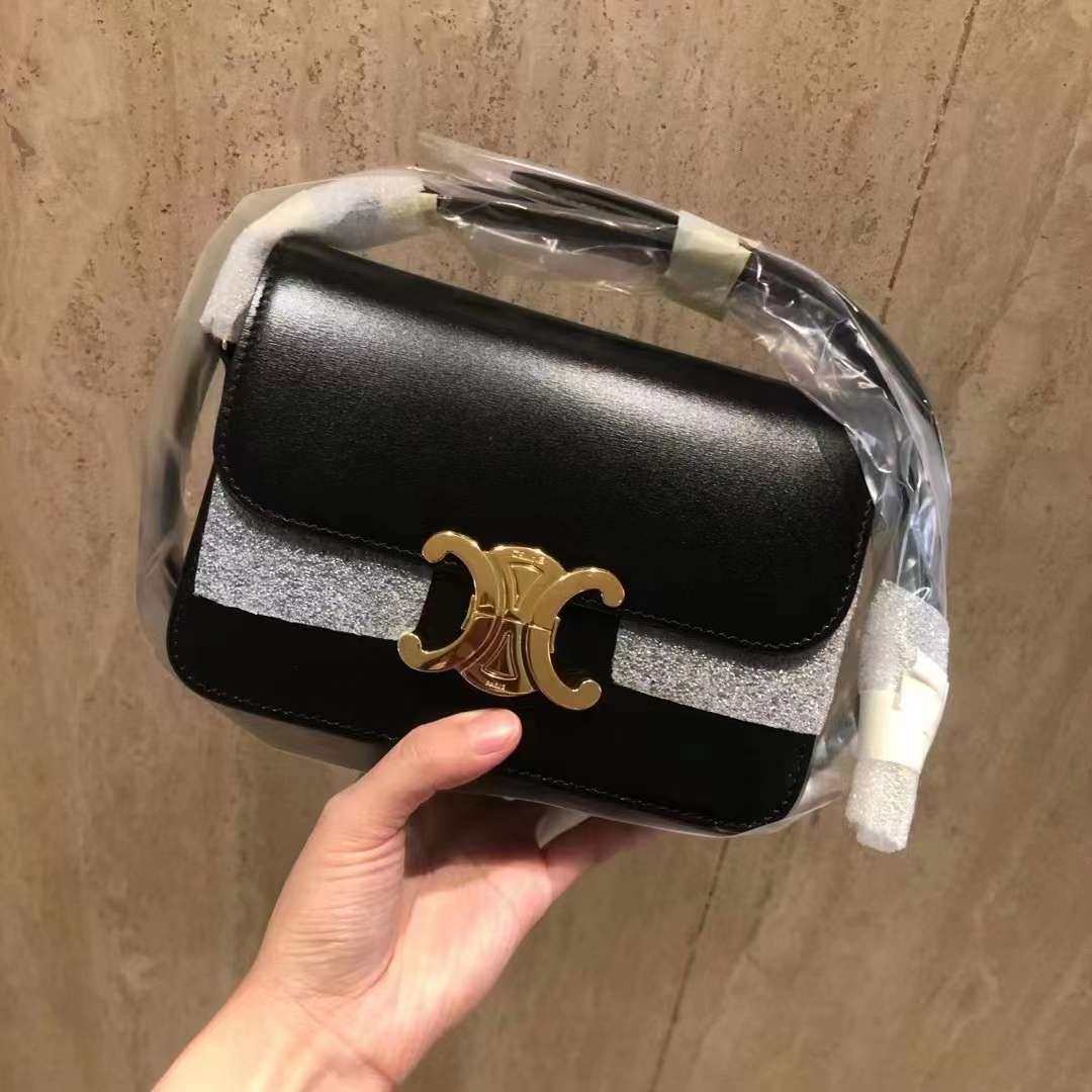 国内现货  Celine 黑金 凯旋门teen  国现还有一