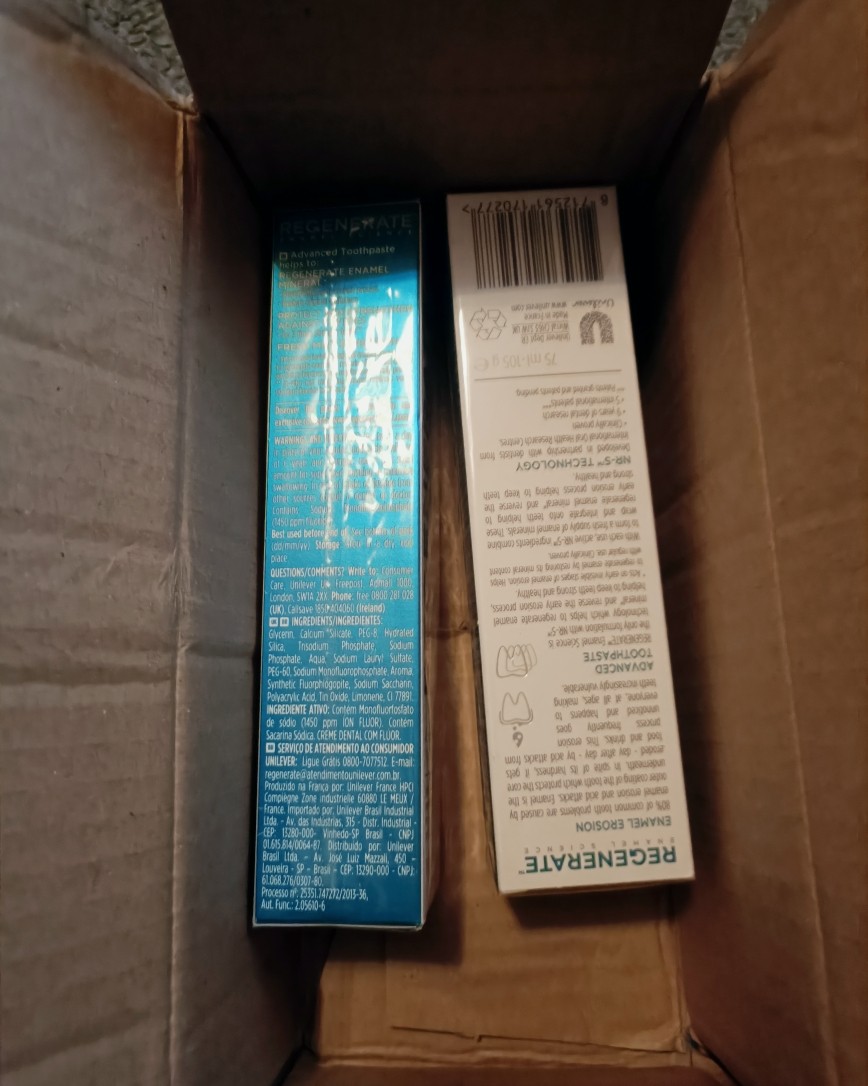 今天收到一个信息，猜到应该是我在LF买的牙膏到了，没有被税还
