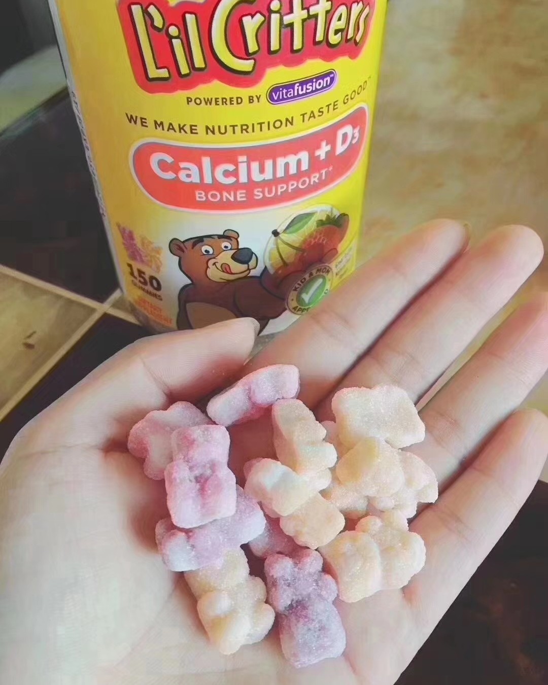 L'il Critters小熊补钙软糖，补充钙和维
