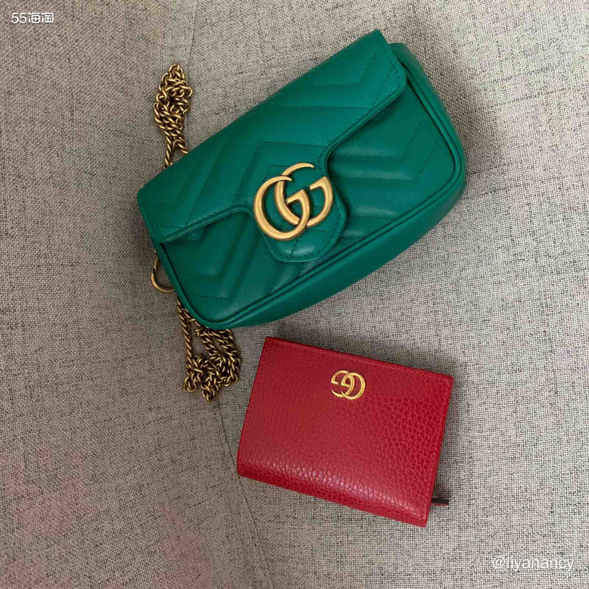 ✨这个gucci小斜挎是之前去塞班玩的时候买的，也是我买的比