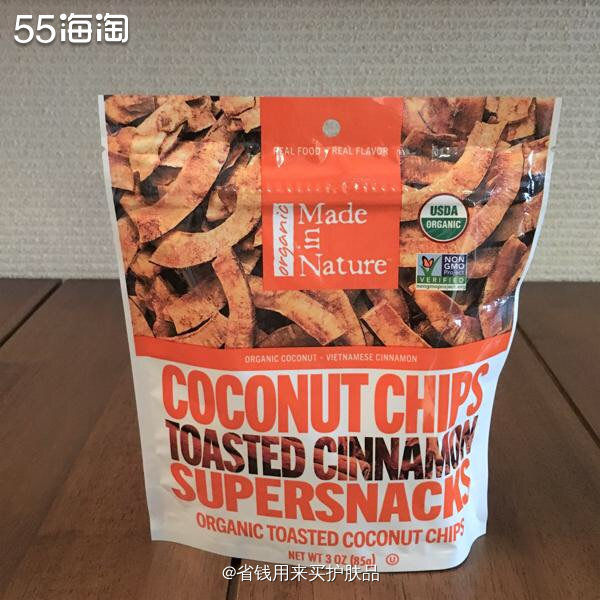 在iHerb买Made in Nature有机椰子片低至8折