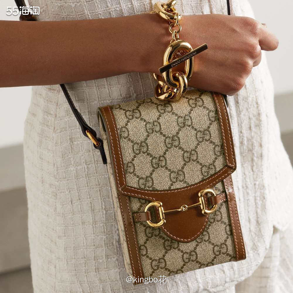 🔴凹造型必备！GUCCI 1955手机包，竖版的造型也非常