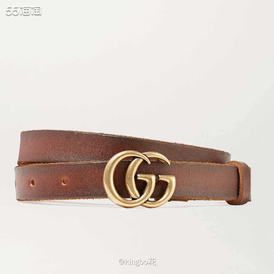 🔴GUCCI 复古做旧腰带，别有一番风味，搭配西装外套也不