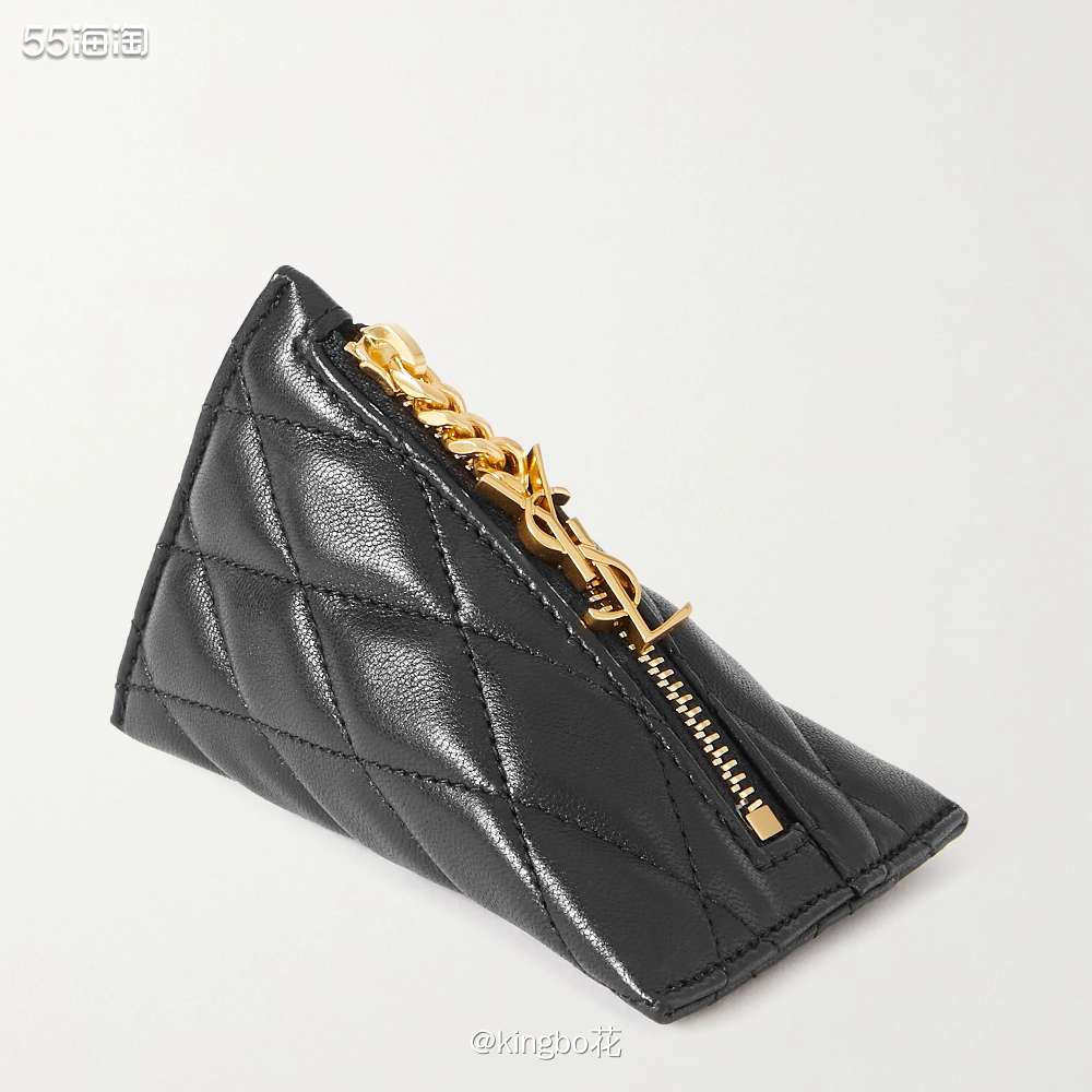 🔴YSL Berlingo Charm 零钱包，绗缝纹理，