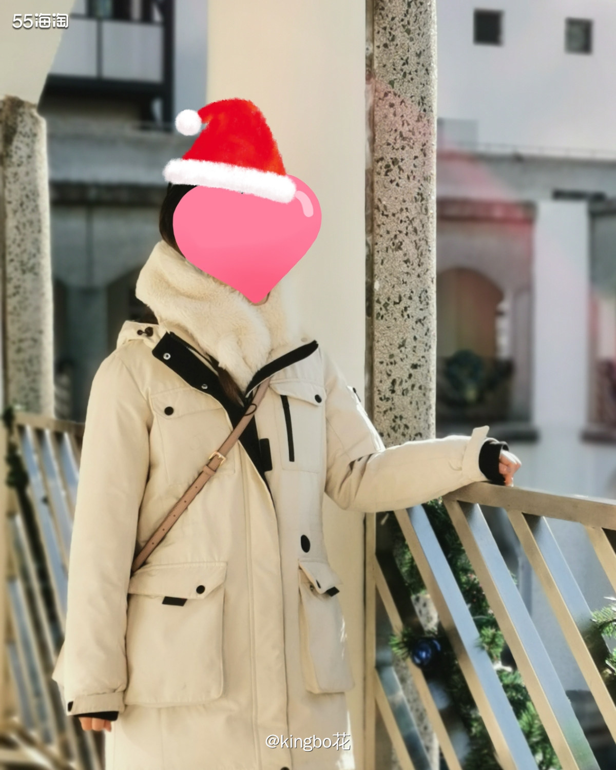 🔴冬日时髦精保暖，离不开羽绒服呀！白色工装风羽绒服搭配MK