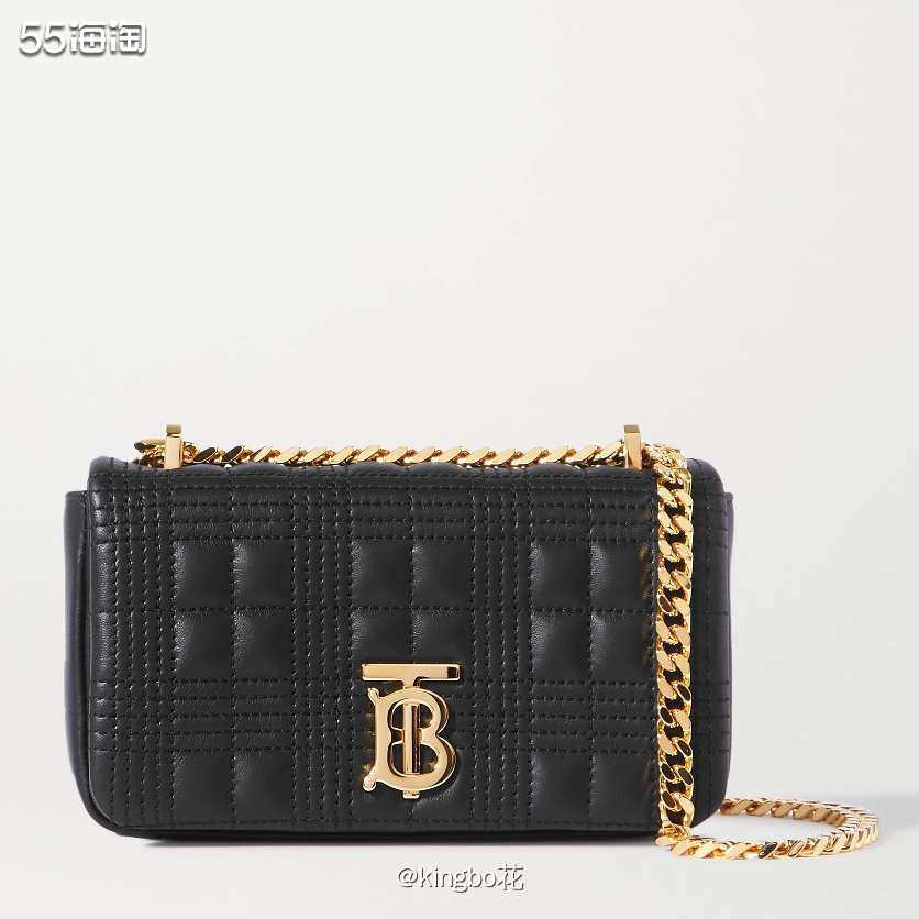 🔴Burberry lola链条包，立体菱格纹看起来就很高