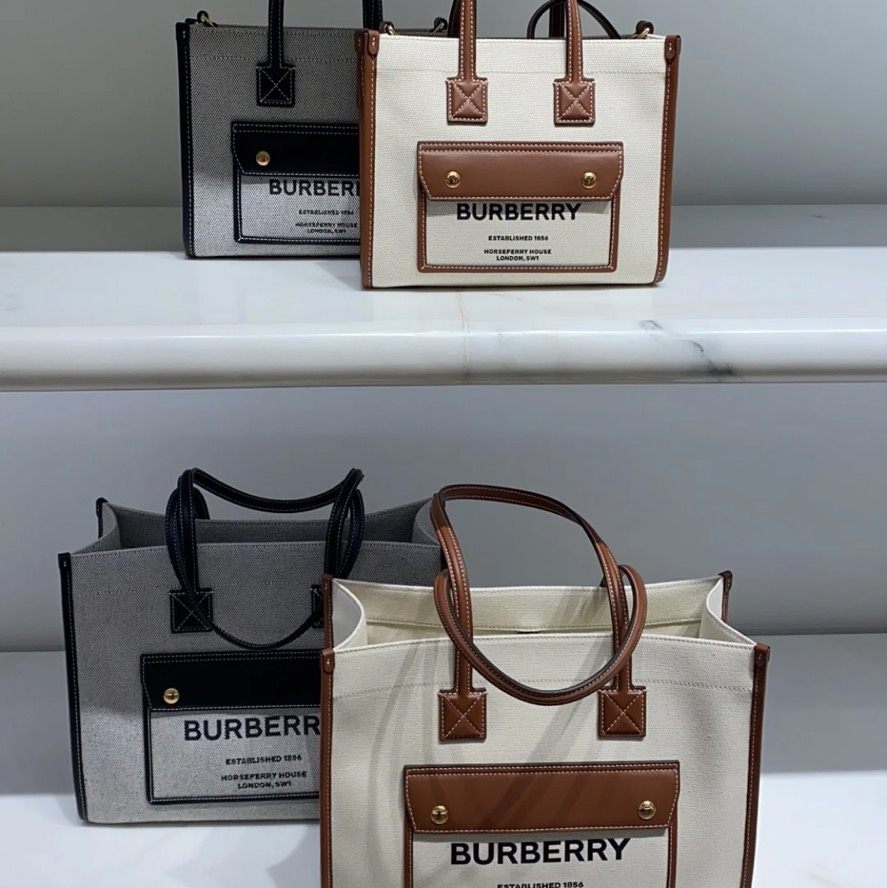 🔹明星产品： BURBERRY Freya mini帆布托