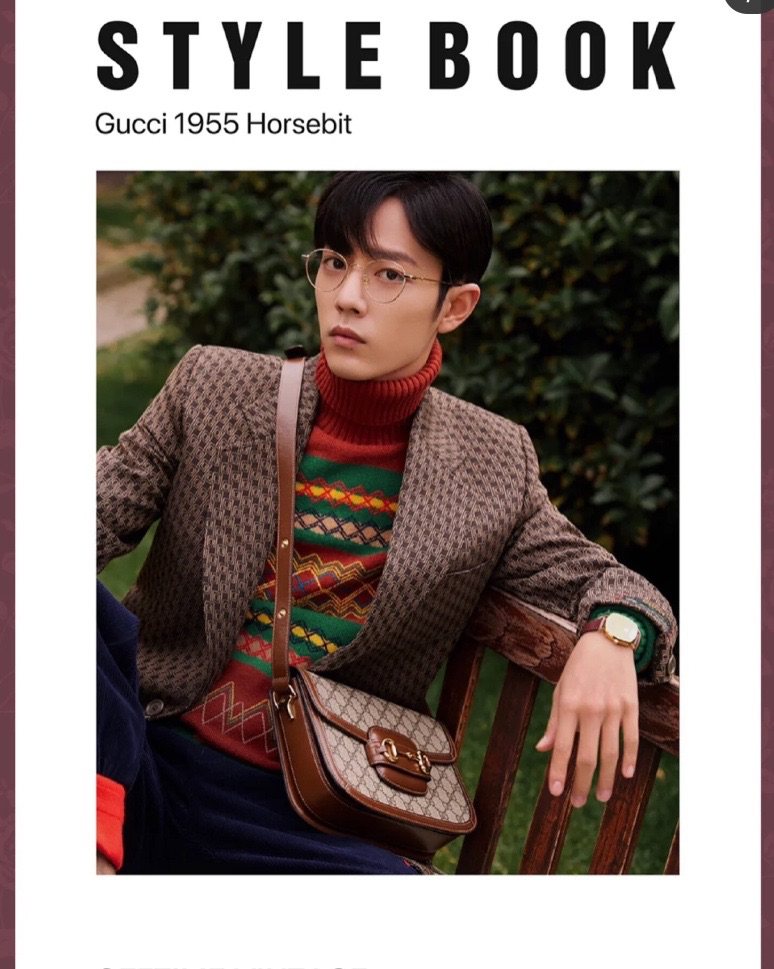 🌼 Gucci 1955是旧时光的证据，它一个既有古典主义