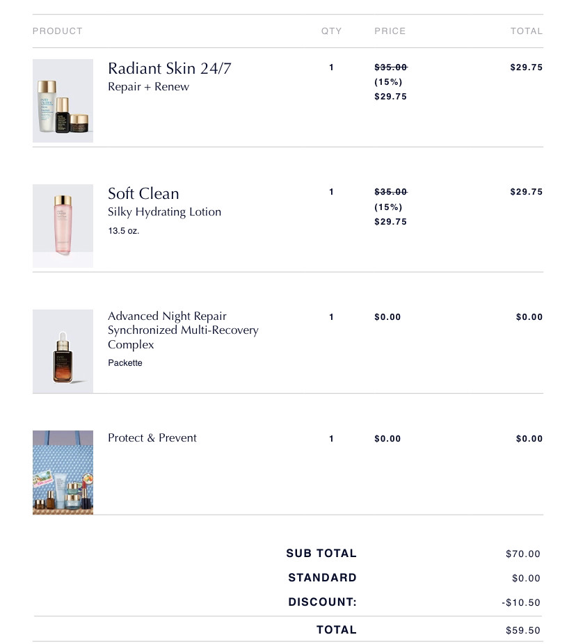 ☂️6月份我用运通卡买的雅诗兰黛粉水折上折，还赠送小黄瓜七件