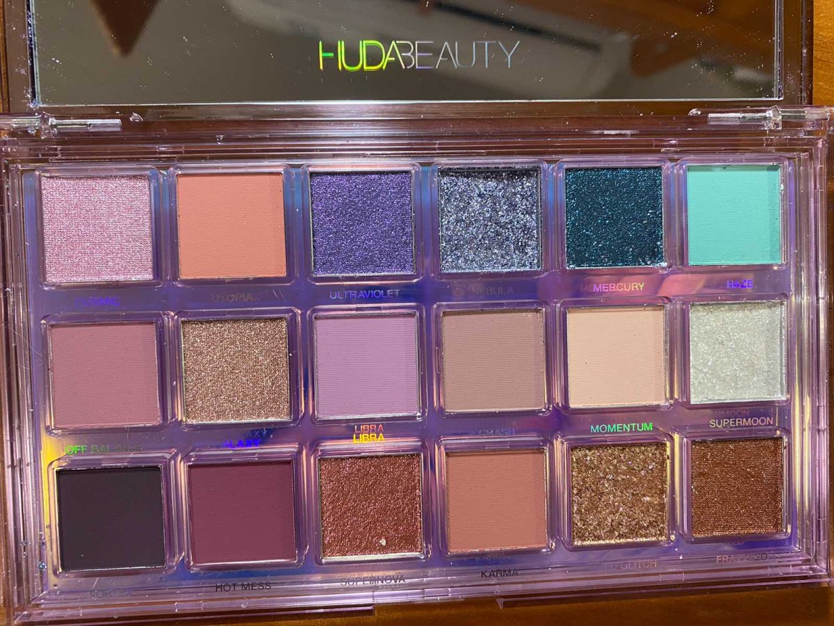 黑五剁手分享 水星逆行盘 这盘是我买的Huda家第四盘眼影 