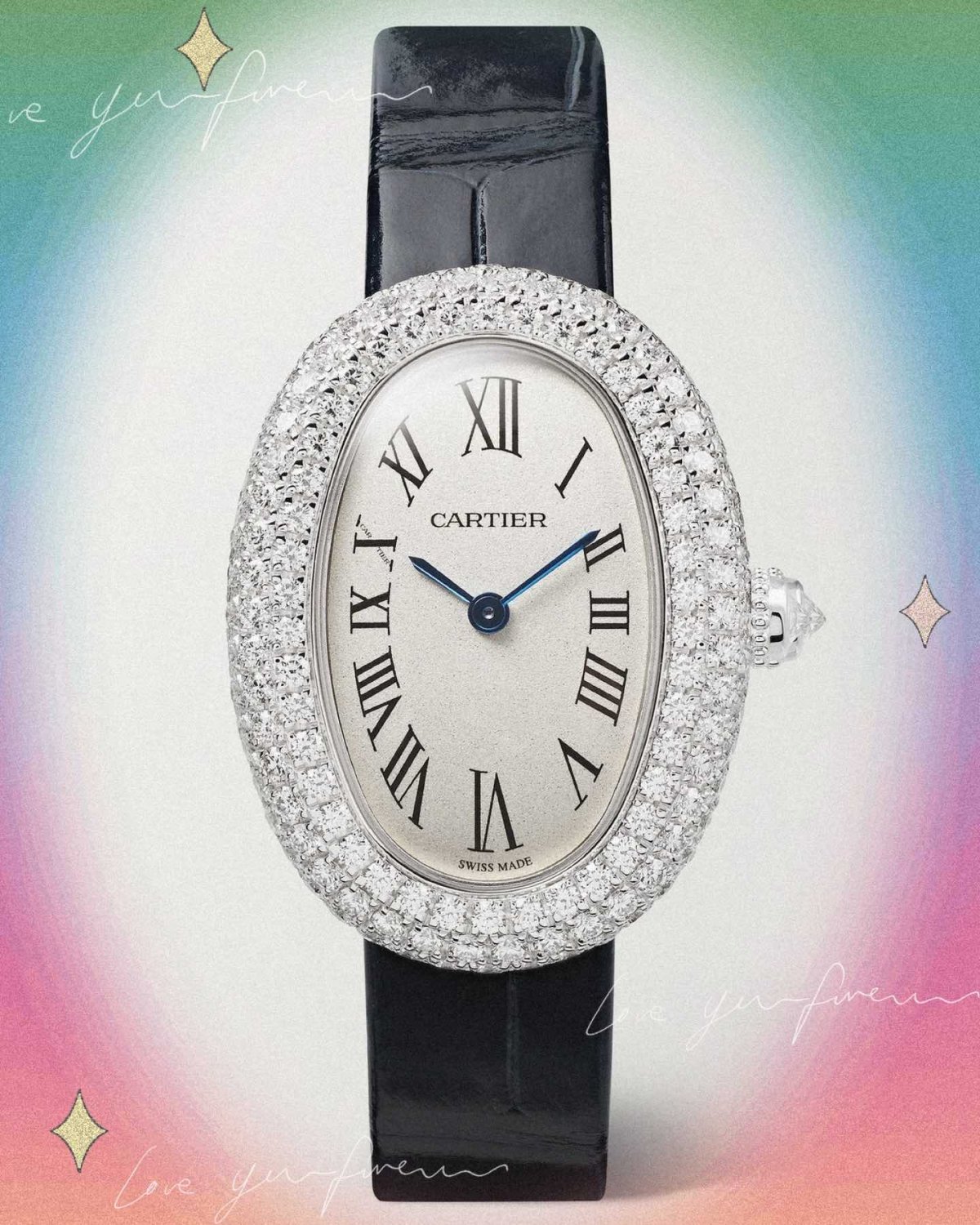 🌟 Baignoire腕表每一款都是经典，椭圆形 “Bai