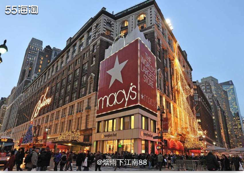 梅西百货，美国著名的连锁百货公司，主营服装，鞋帽，彩妆护肤品