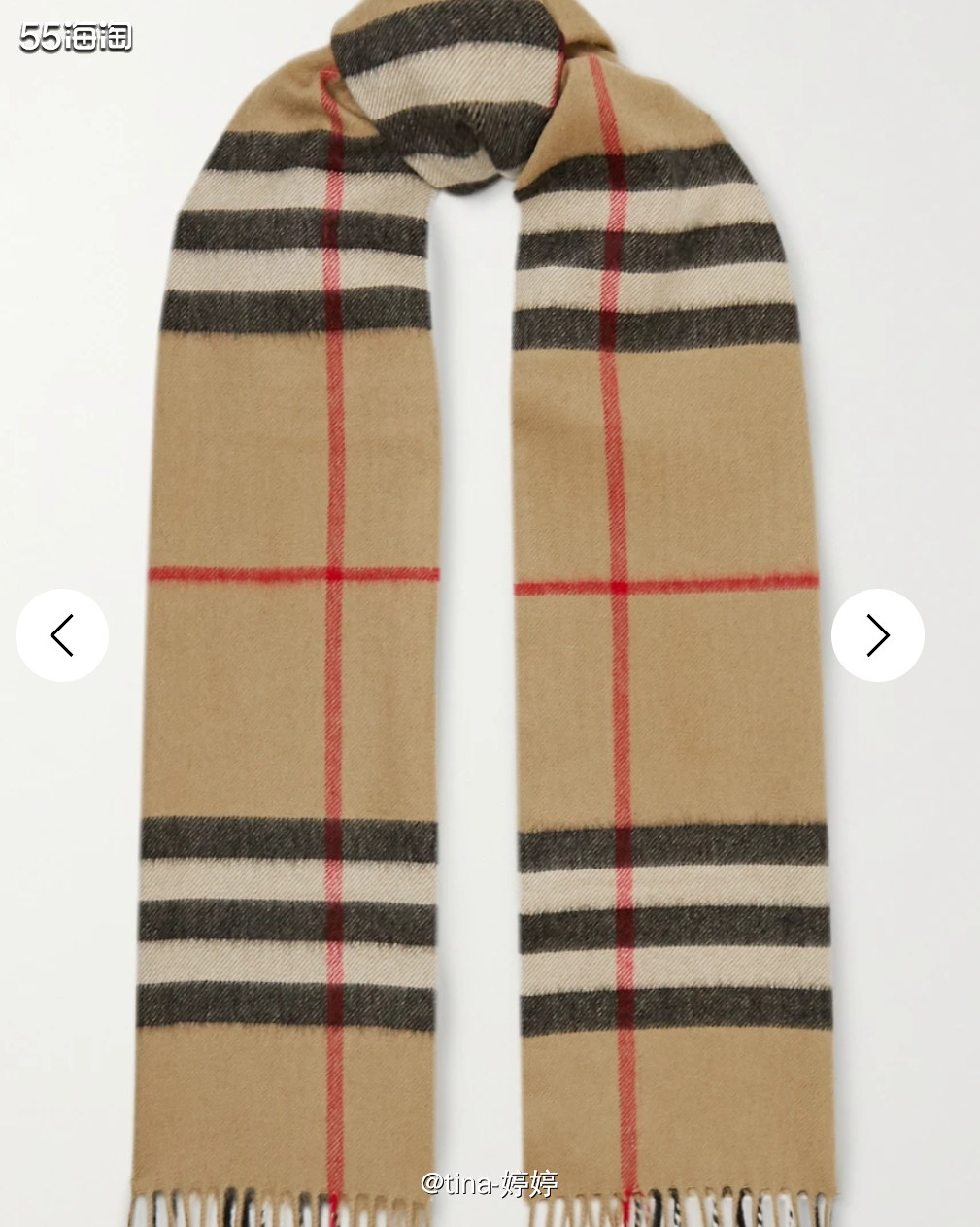 Burberry 的格纹围巾堪称品牌标志之作❗，可以与 YS