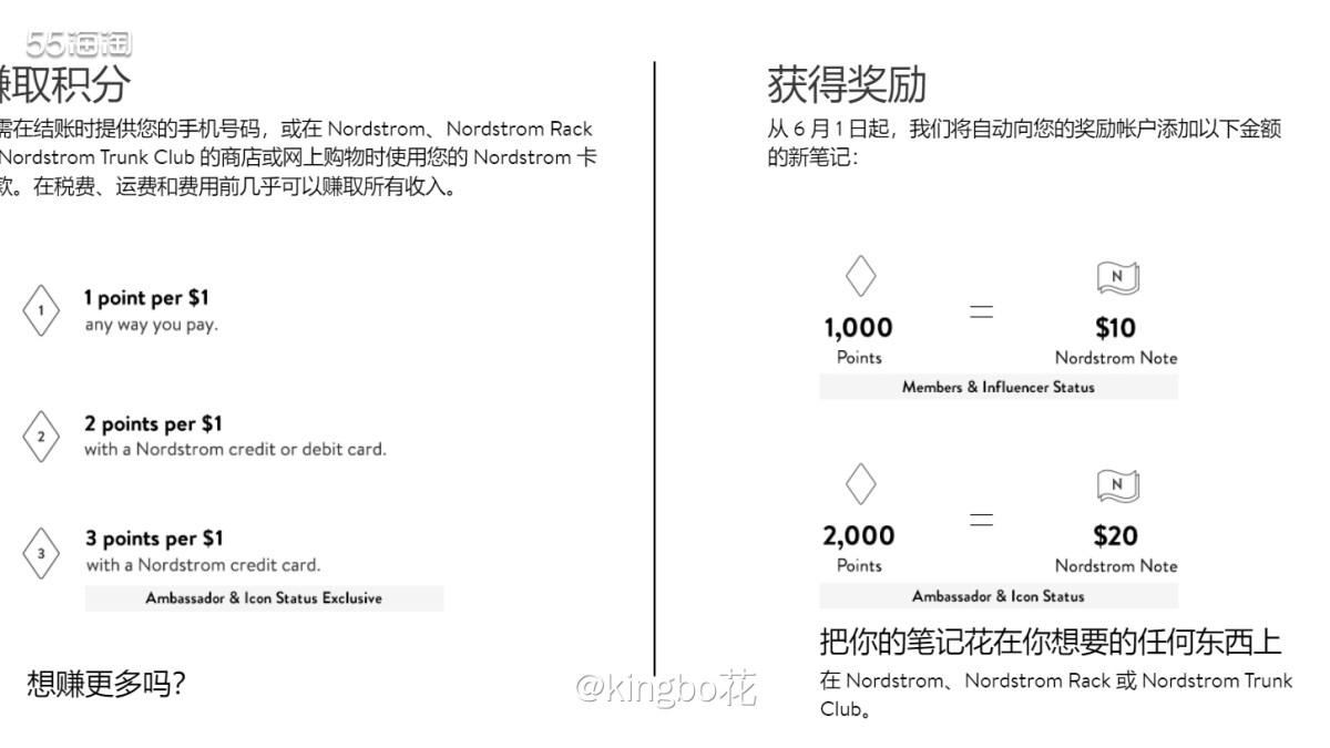 🔴ND最全会员体系及积分攻略，满1000积分兑换10刀no