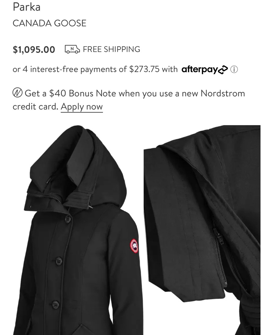 一直关注ND 女款canada goose ，想买个红色。 