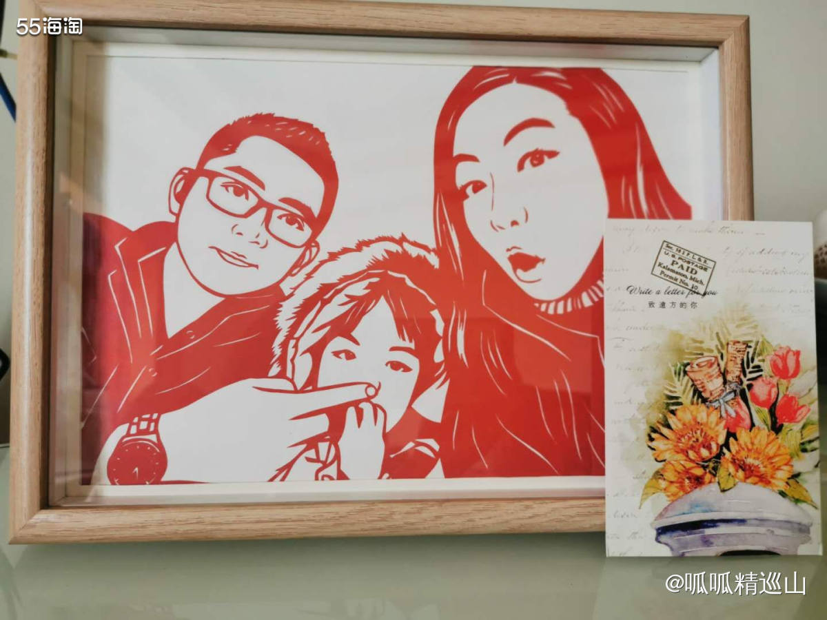 🍑还记得那是2016年的中秋，因为朋友圈一幅嫦娥剪纸画开始