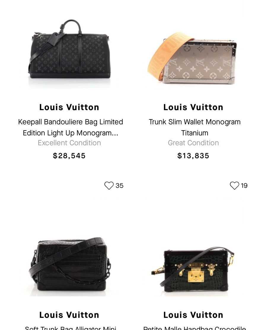 今天ae爸爸的消费offer给出了一个叫rebag的网站。点