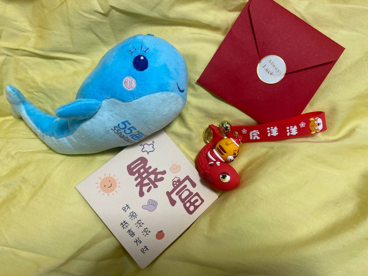🎆感谢55的社区管理大大们，新年前就收到了新年祝福和礼物。