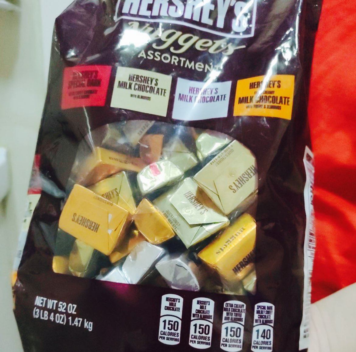 好时巧克力金砖，只要是喜欢吃巧克力的人，都不会不知道好时这个