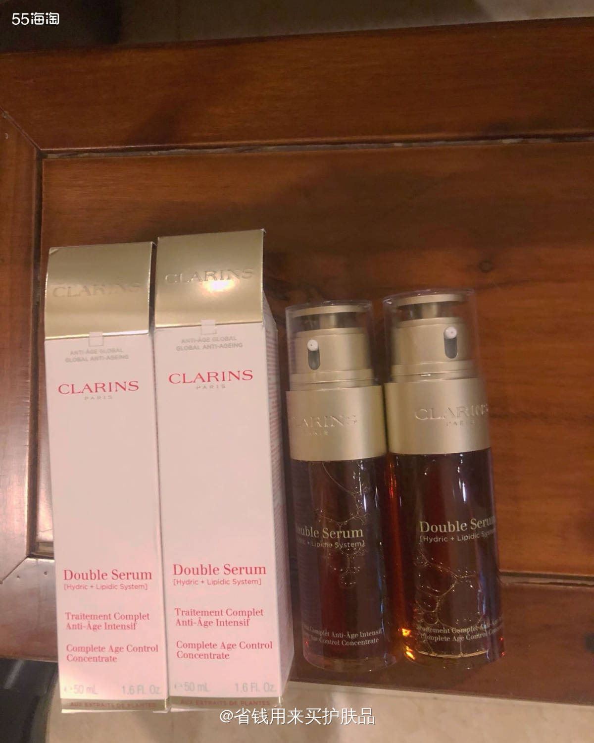 我的西班牙直邮娇韵诗双萃精华开箱~等的花都快谢了🥀  🌟