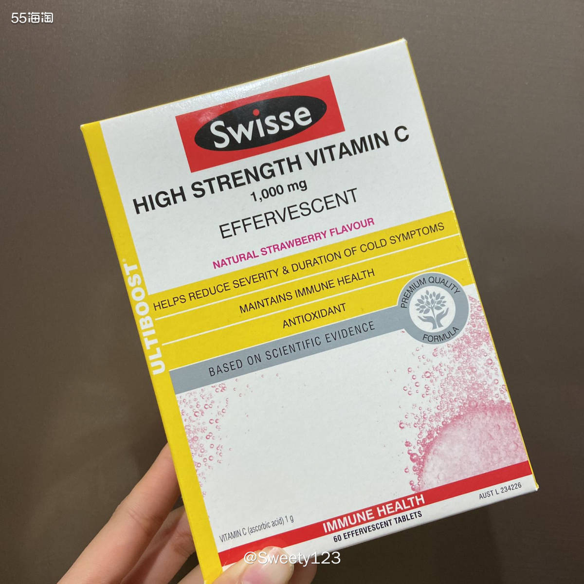 新人来首晒第三弹❤️❤️     Swisse VC泡腾片我