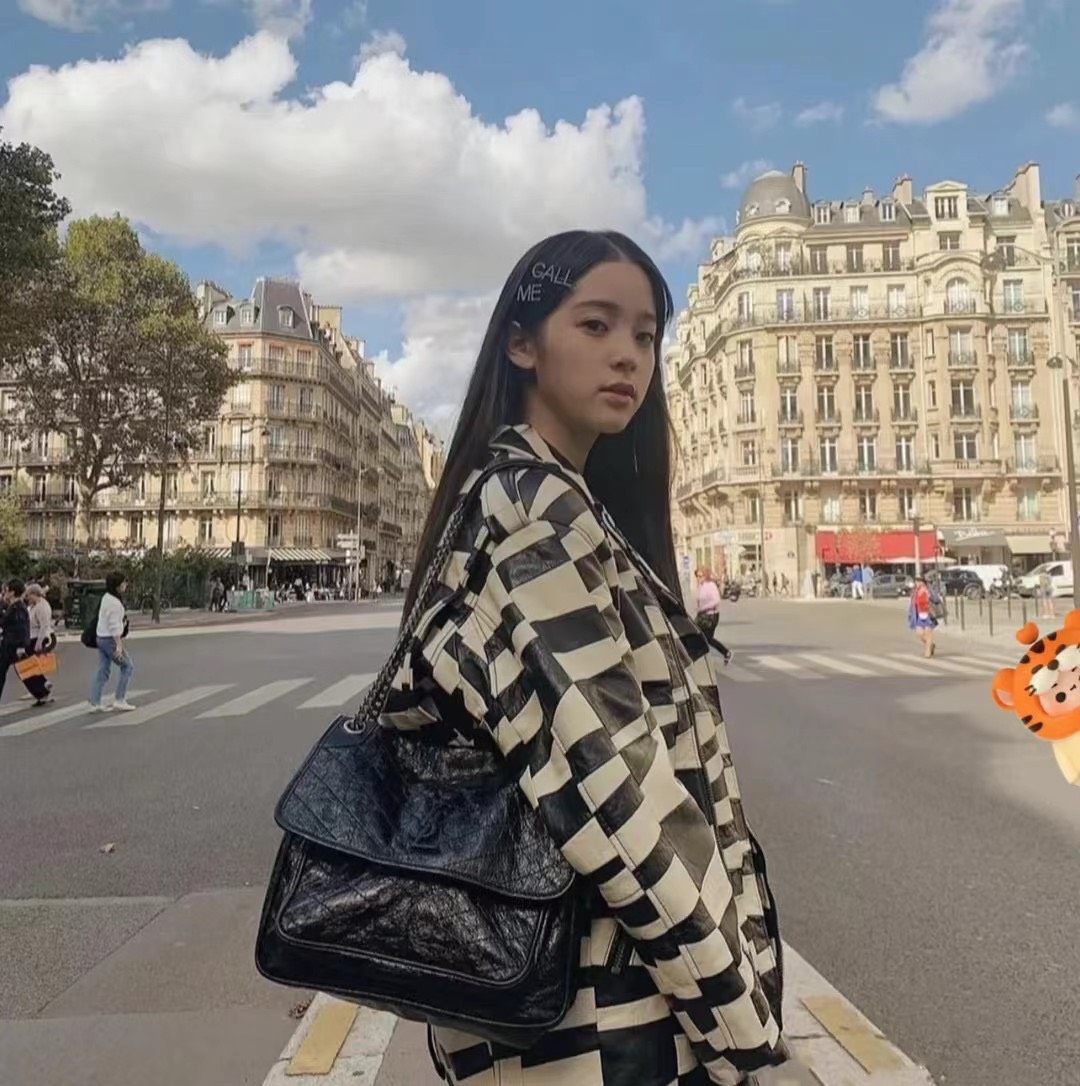 ysl 黑色银链 niki 大号 欧阳娜娜同款,海淘攻略-55海淘社区