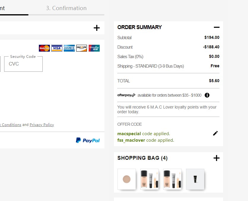 我加购了2次进去最后一步结算是5.6美金，我看到好多人说可以