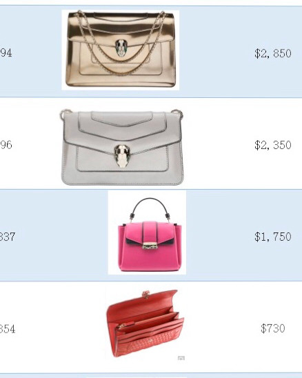 宝格丽包包巨折了，有很多款式，这里面限长，可以私信我，