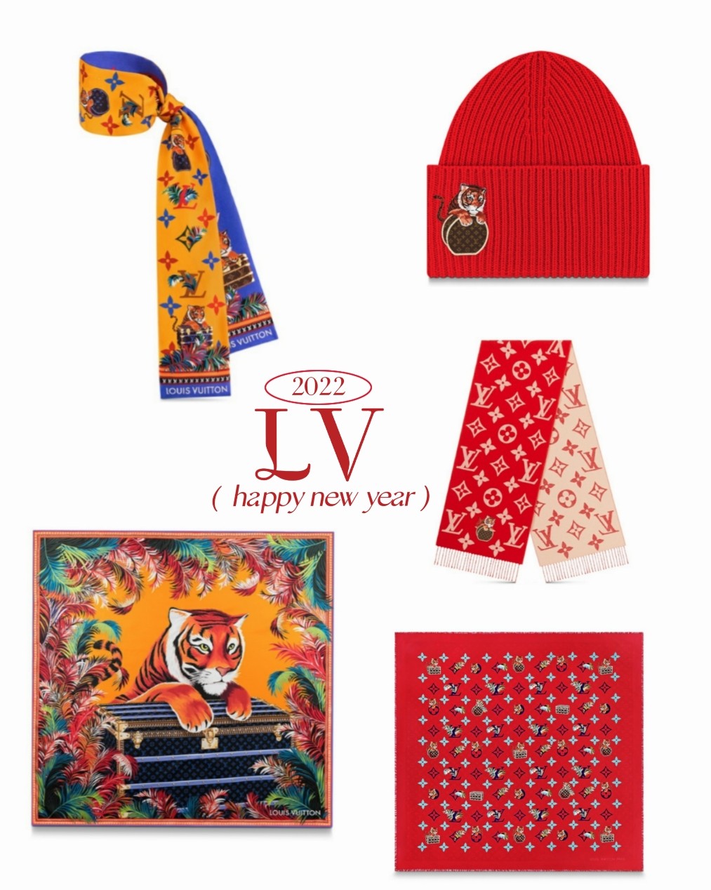 各大品牌每年都会推出一些新春限定的设计，随着新春虎年的到来，