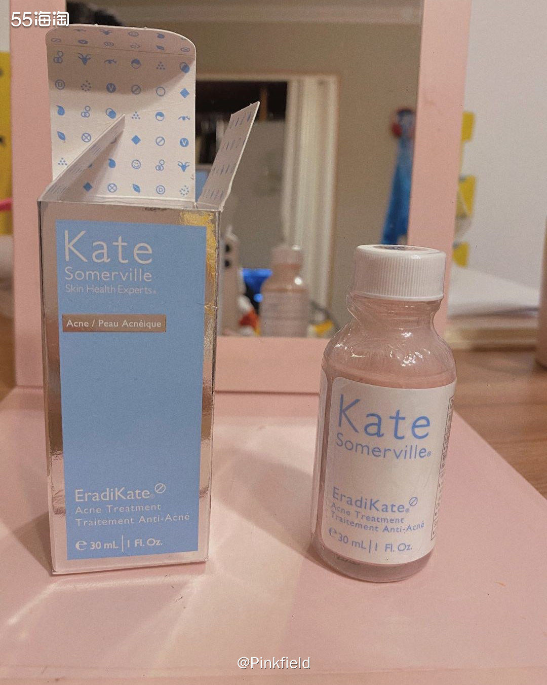 ⭕️Kate Somerville祛痘水小粉瓶是一个美国妆品