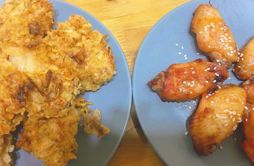 🌟薯片鸡翅  💥配料：鸡翅，蒜末，奥尔良粉，姜，耗油，生