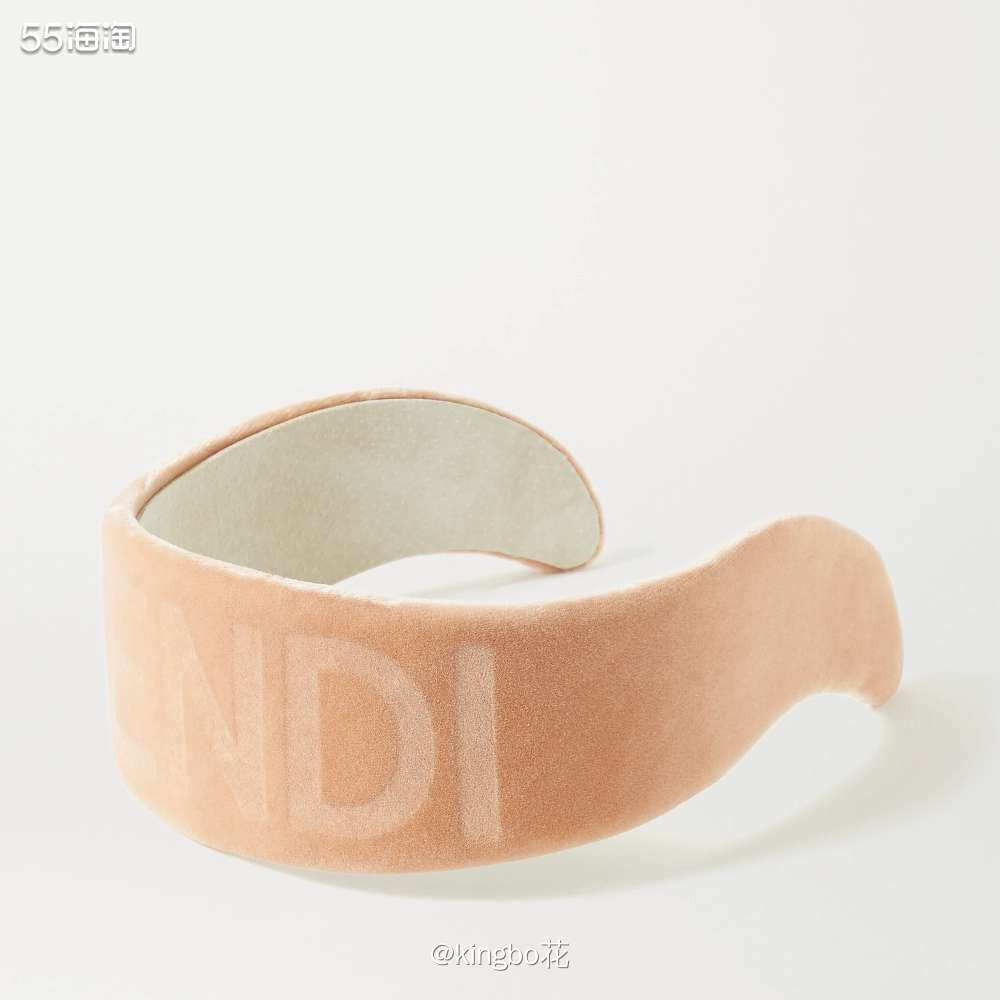 🔴春天造型凹起来！FENDI 纯棉天鹅绒发箍，非常减龄的配