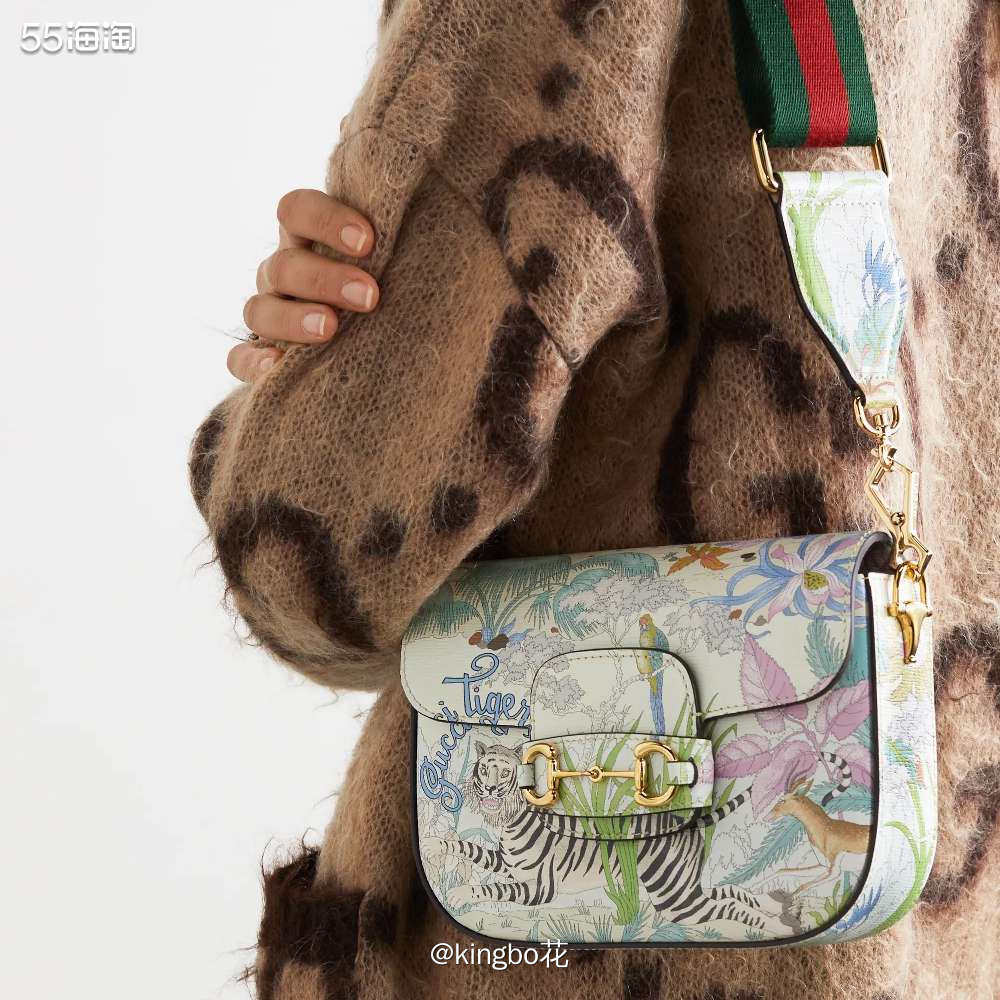 🔴猛虎和蔷薇来了，Gucci Horsebit经典包，清新