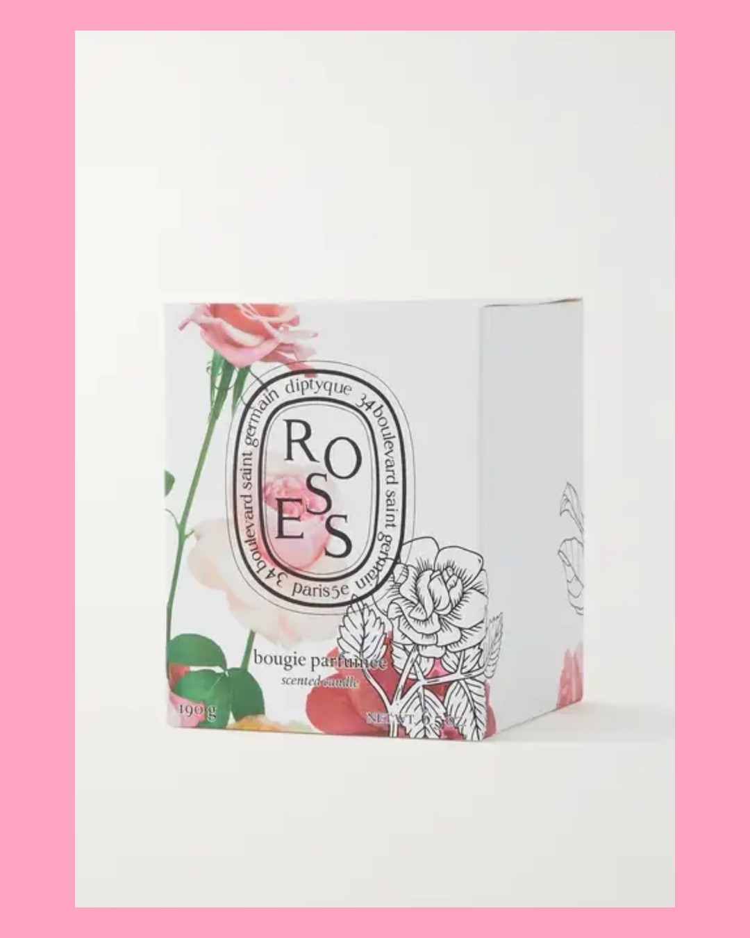 ✅Diptyque 这款蜡烛散发清新迷人的玫瑰花香，让人仿佛