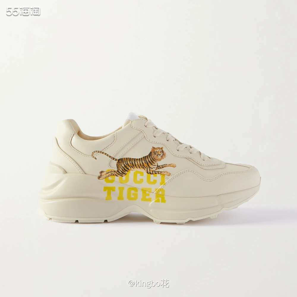 🔴GUCCI 虎年限定小白鞋，融入老虎彩绘，时尚百搭的款式