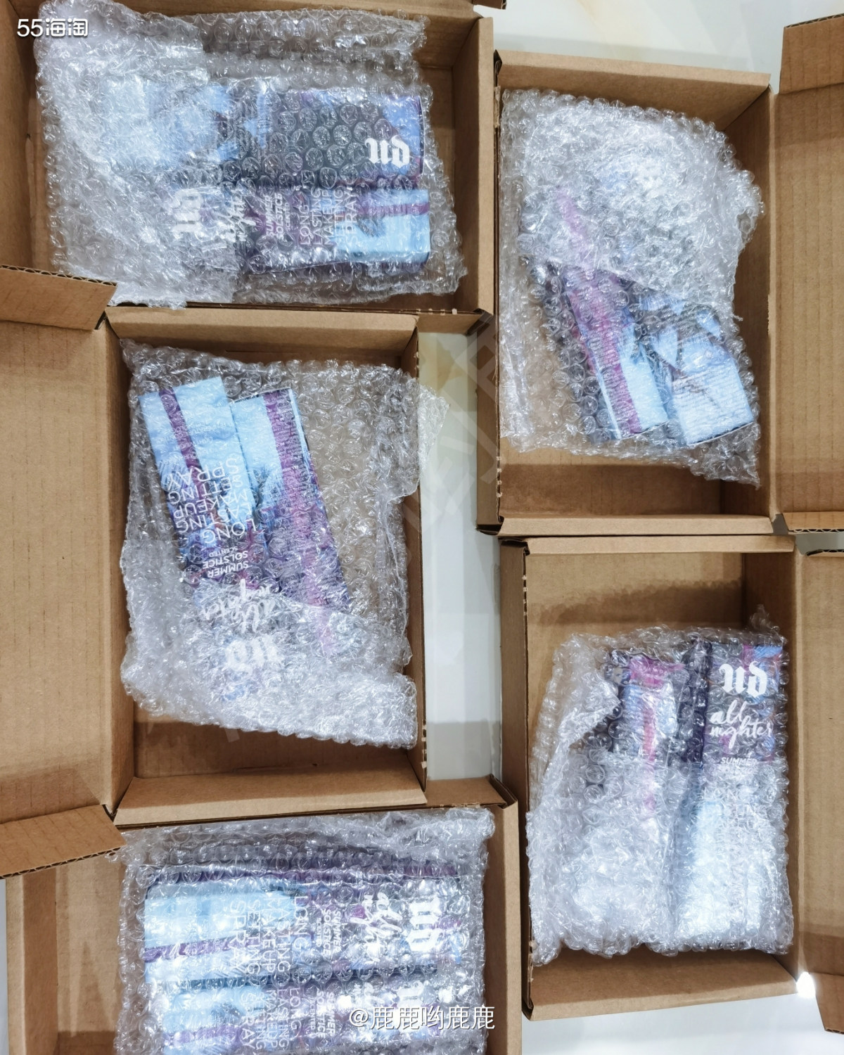 🌟 过年后第一个收到的包裹：一共5套UD衰败城市的定妆喷雾