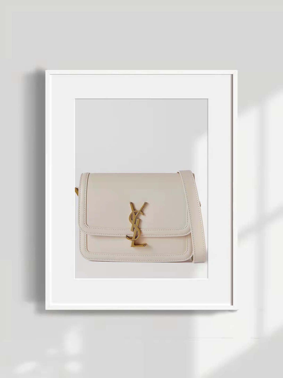 SAINT LAURENT Solferino 皮革小号单肩