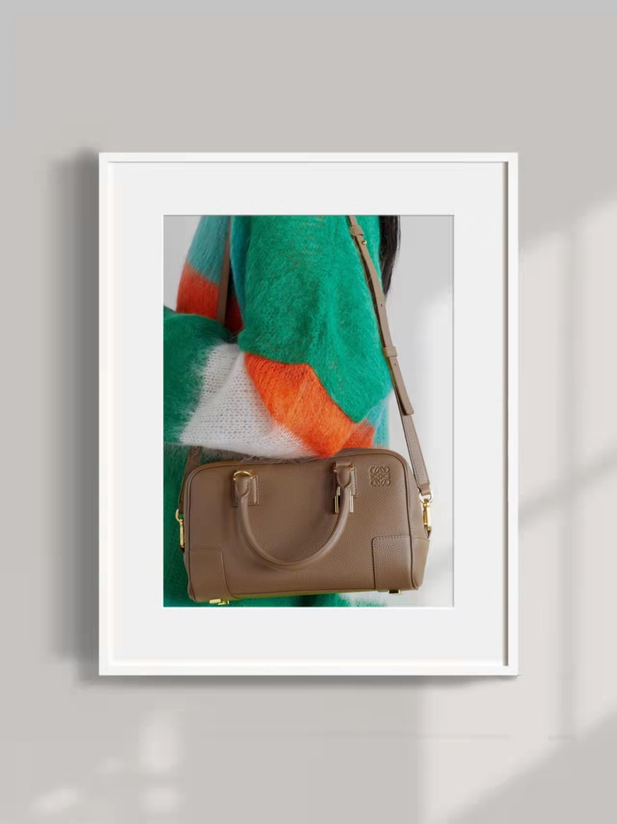 LOEWE Amazona 23 纹理皮革手提包  HK$2