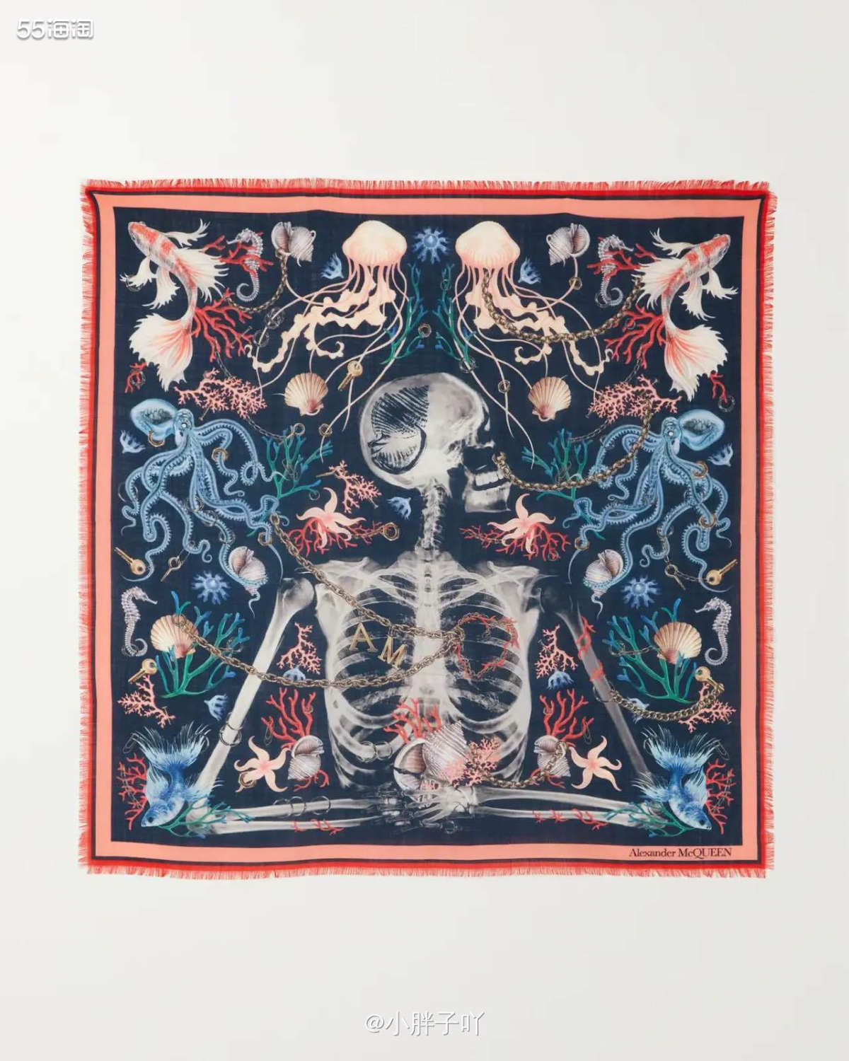 🔹产品名称： Alexander McQueen流苏提花羊