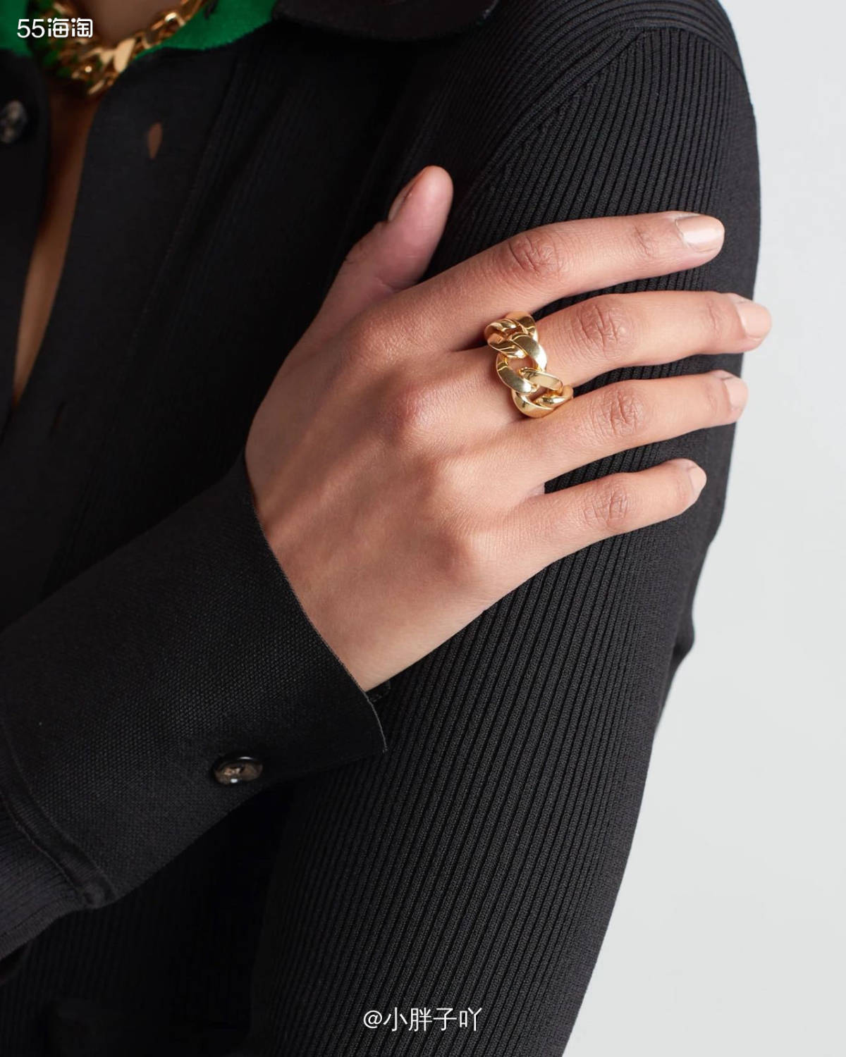 🔹产品单品：镀金戒指 🔹产品价格：HK$6,200 🔹