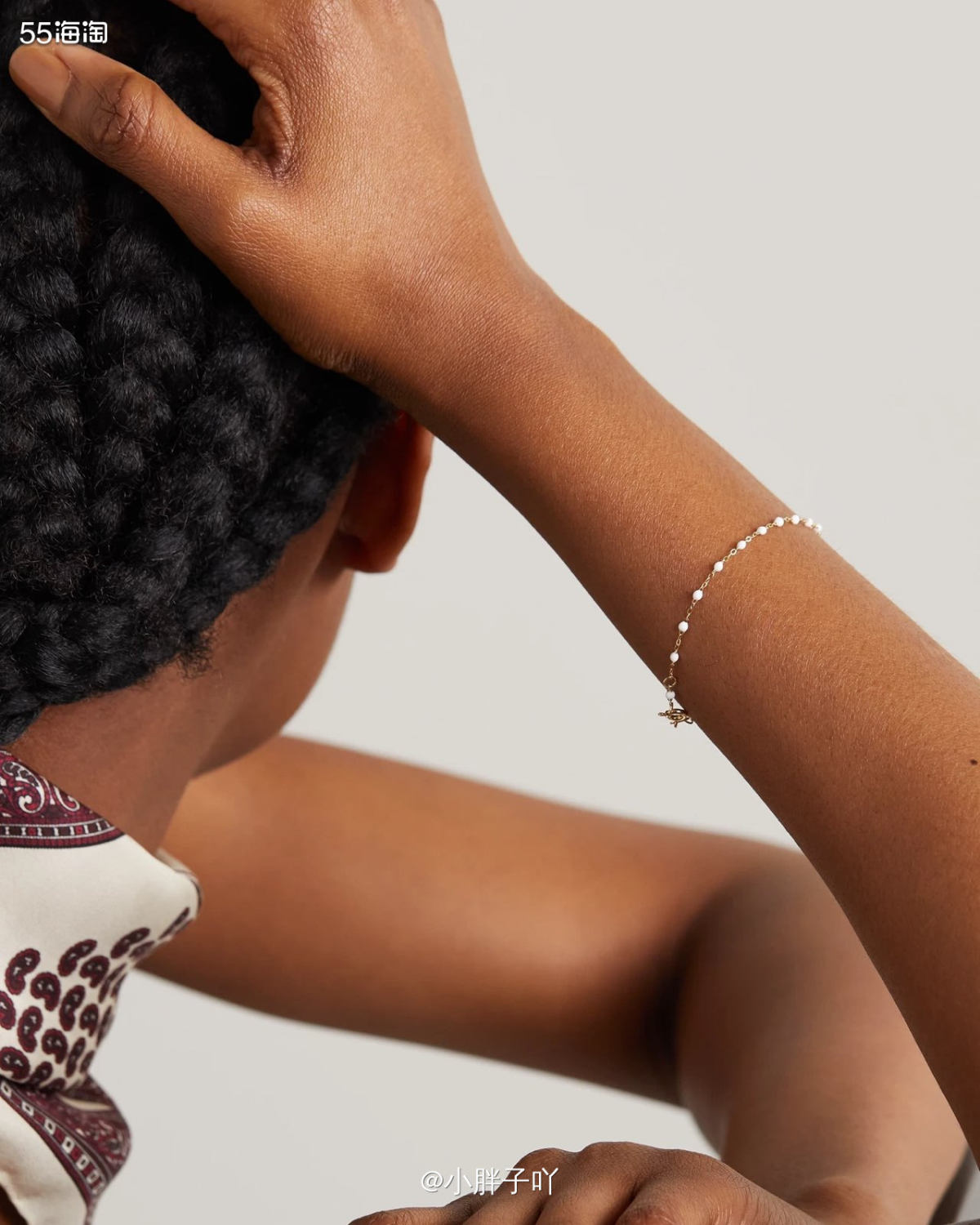 🔹种草产品：Classic Gigi 18K 黄金树脂手链