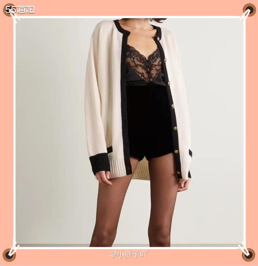 🔹**产品：SAINT LAURENT 羊绒开襟衫 🔹产