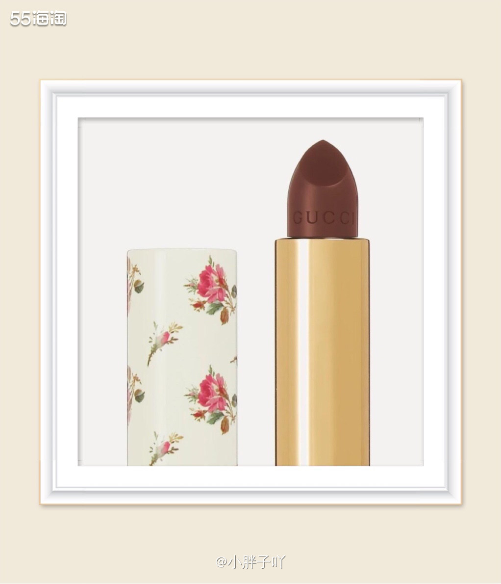 🔹种草产品： GUCCI BEAUTY 倾色丝润唇膏  �