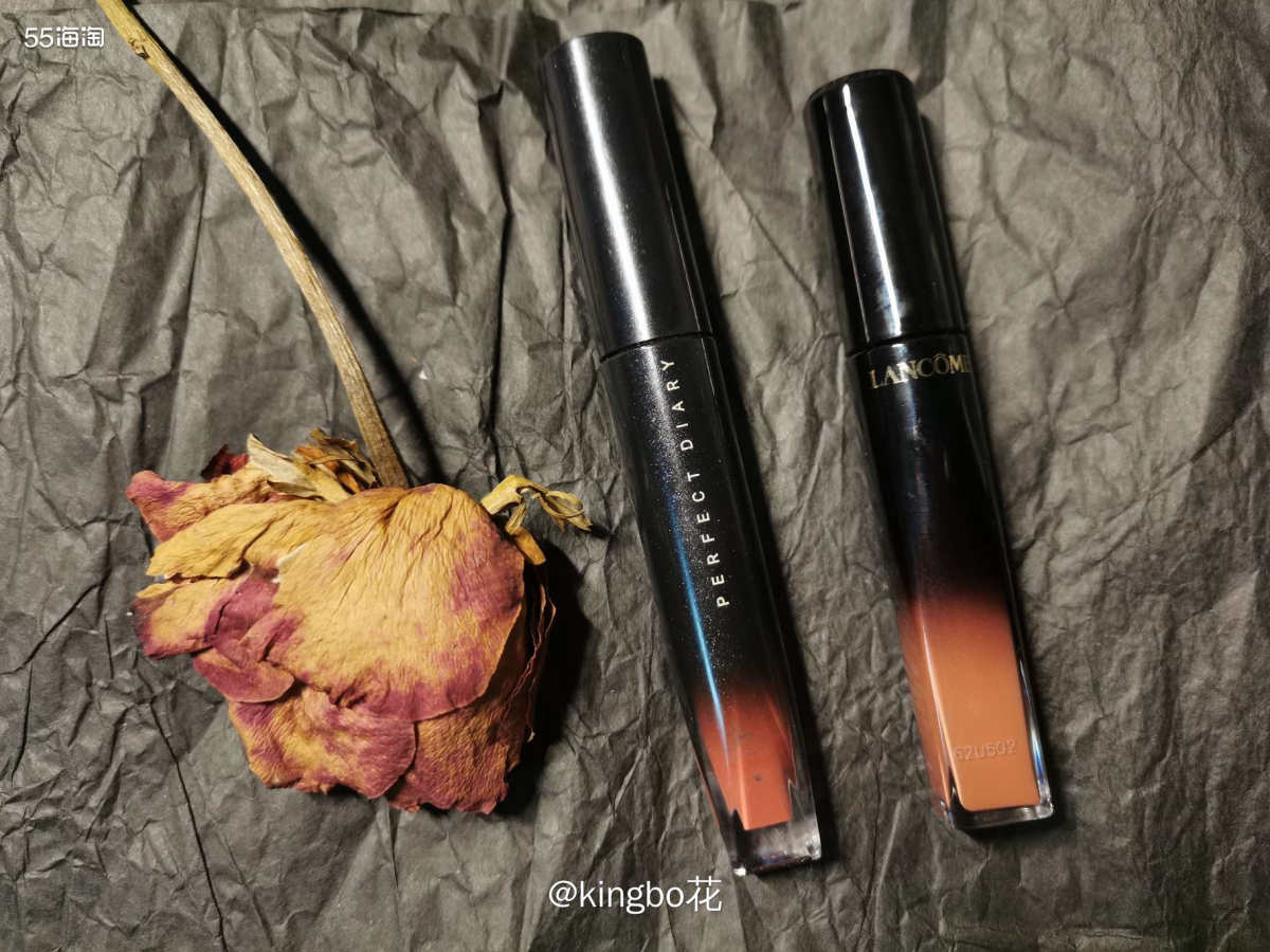 🔴完美日记小酒馆，兰蔻274唇釉平替，包装相似颜色好看但沾