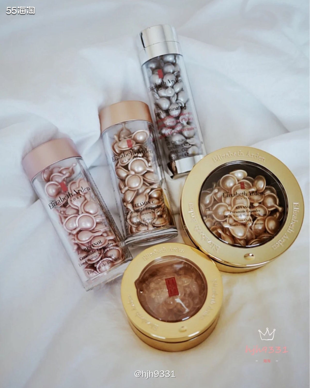 ✨雅顿胶囊一共有6⃣️款，其中包含眼胶，面部胶囊分别有：金胶