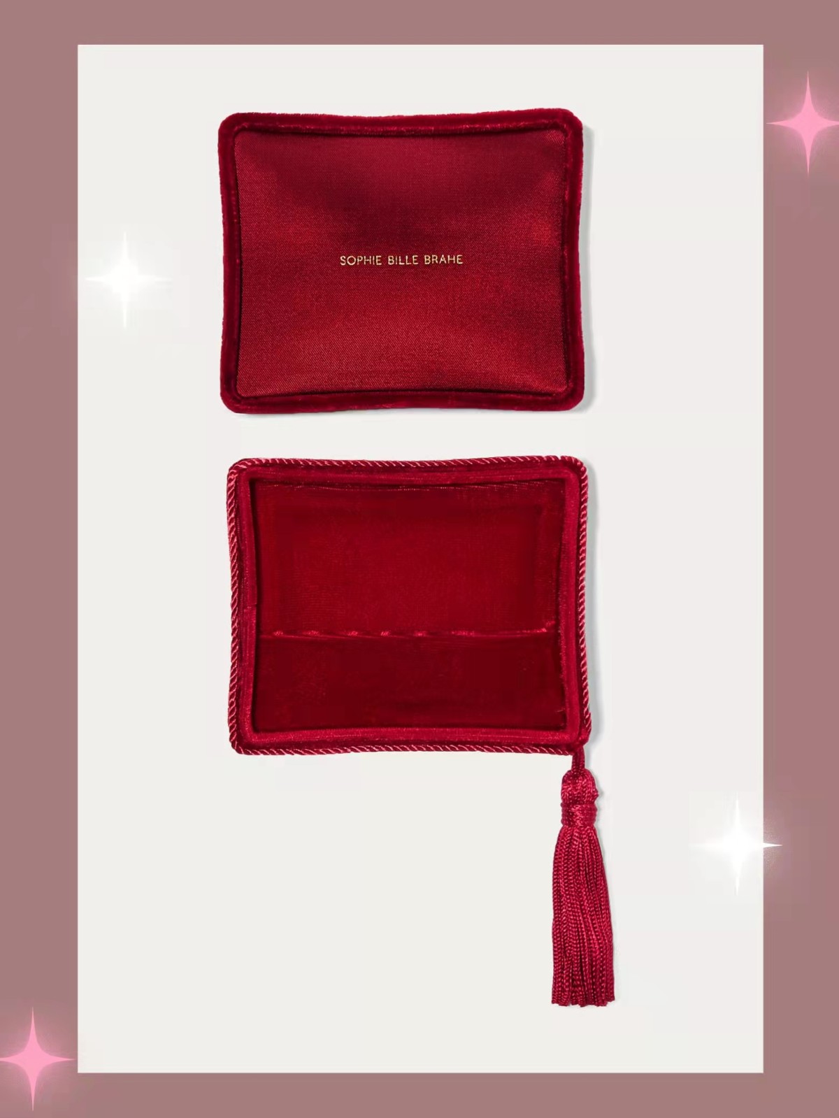 SOPHIE BILLE BRAHE 天鹅绒首饰盒  HK$