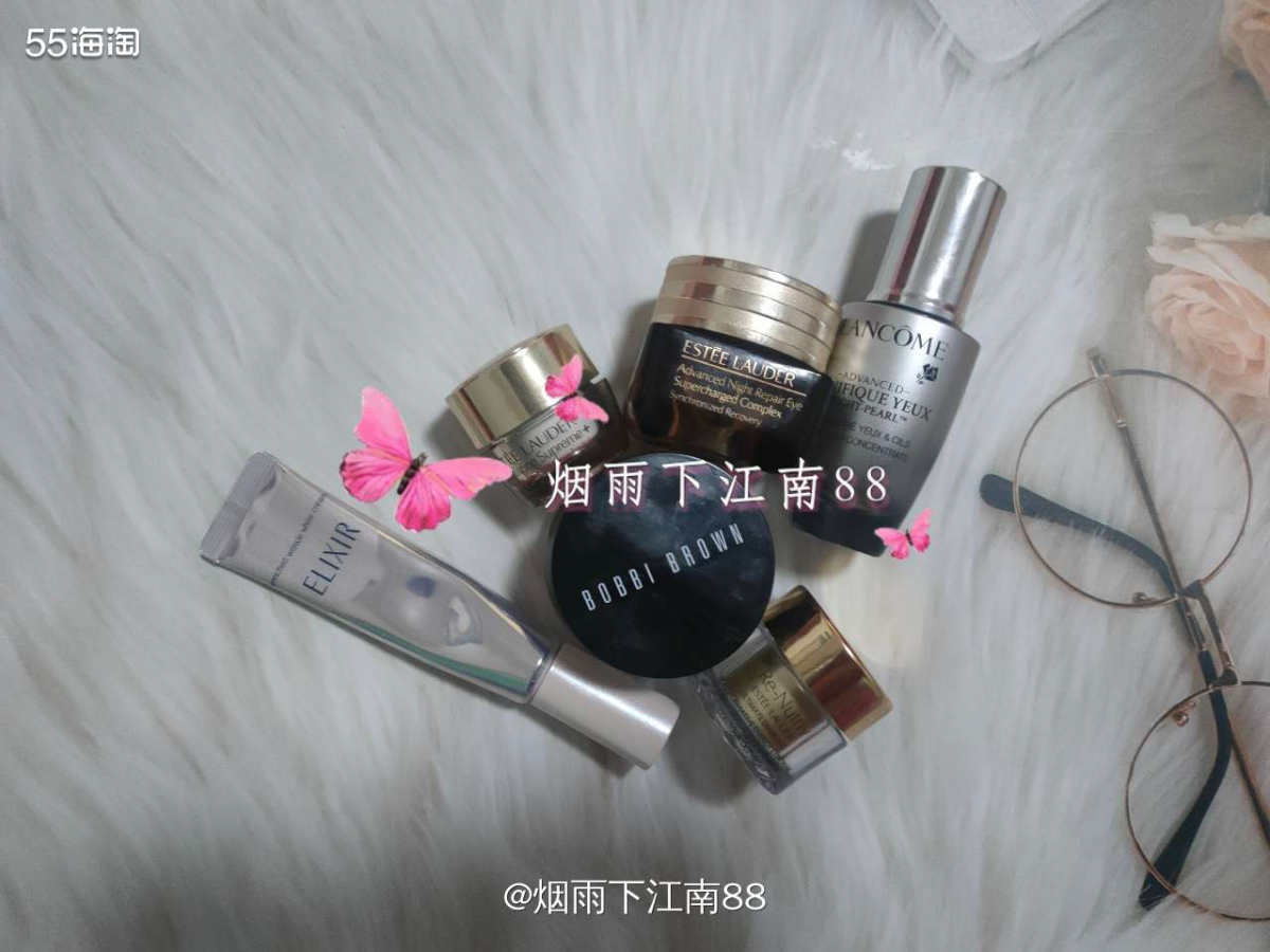这些是我用完的和即将用完的眼霜空瓶，还有一些空瓶已丢了，如果