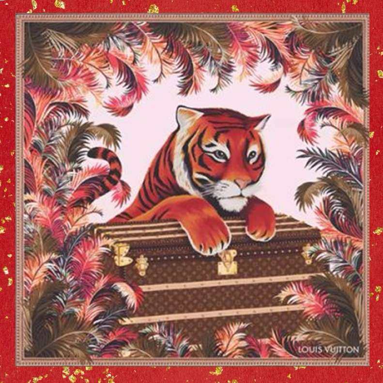 lv 2022年虎年限量款Precious Tiger方巾,海淘晒单海淘攻略-55海淘社区