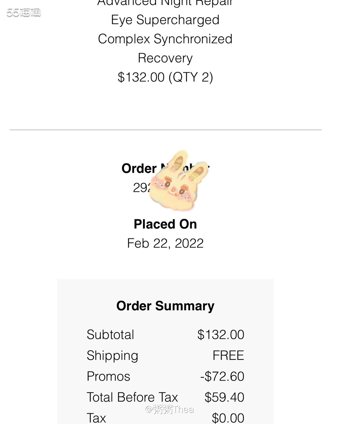 今天雅诗兰黛的折扣也太多了吧！！ 55海淘里弹了好几个官网都