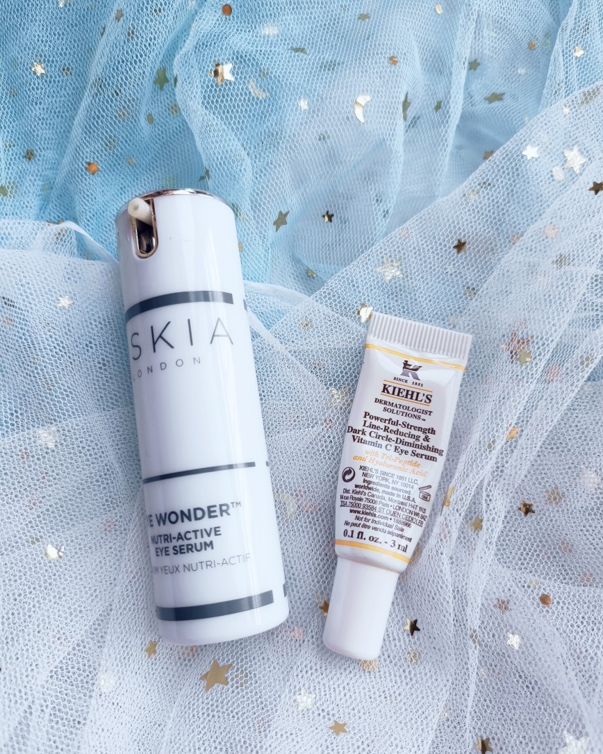 眼部保养是可以只用眼霜即可，但是我个人很喜欢搭配眼精华来用，